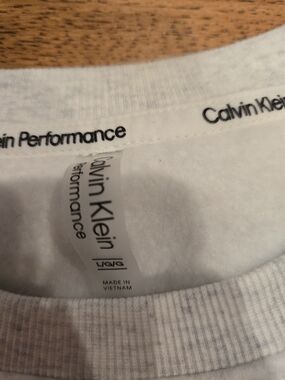 Calvin Klein Grey Womens Performance Crewneck Sweatshirt